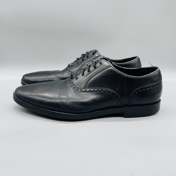 Cole Haan Shoes Mens 11 Black Leather Grand OS Brogue Oxford Lace Up Dress main image 8